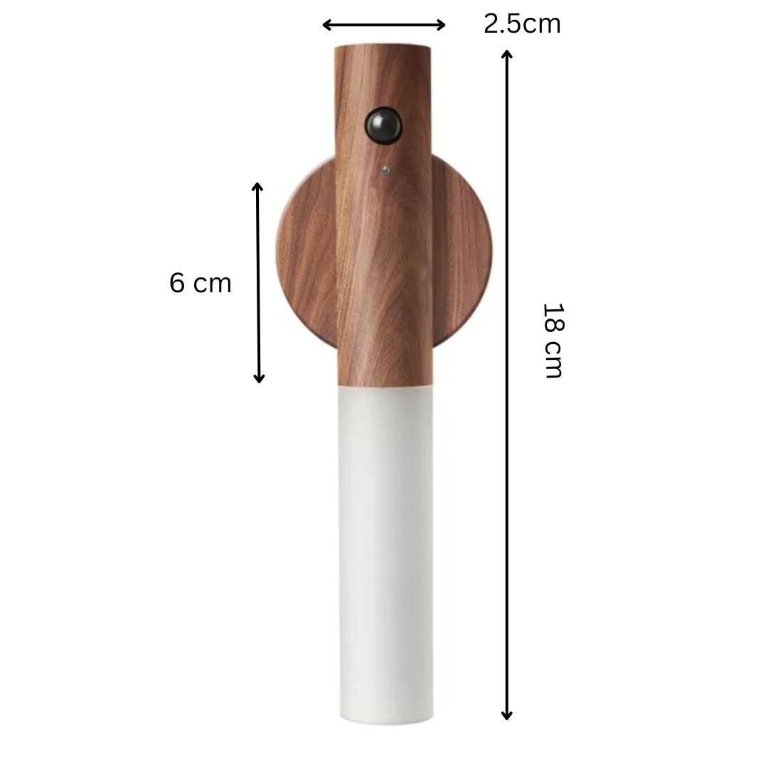 Kettler™ USB-aufladbare LED Holz-Nachtlampe