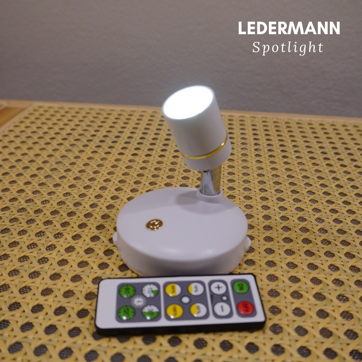 Ledermann™ dimmbares LED Spotlicht 145° verstellbarer Lichtkopf