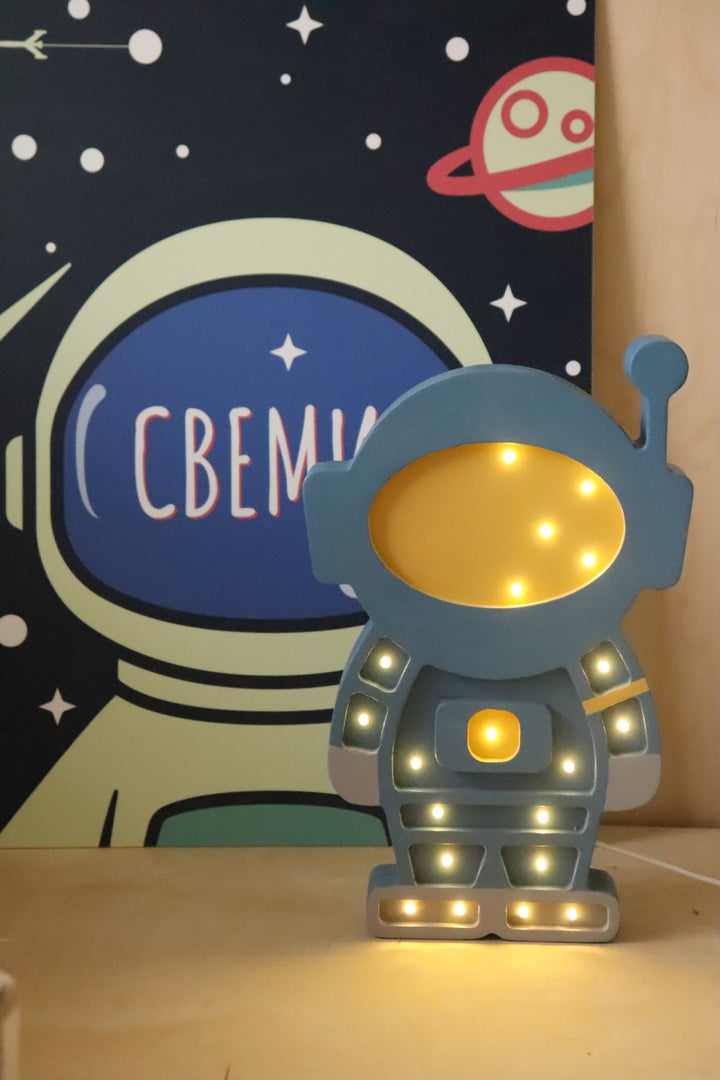 Lenny Astronaut™ Kinderlampe LED handgemacht in Europa